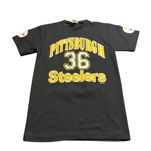 Vtg Pittsburgh Steelers Jerome Bettis‎ Jersey Medium Sport Attack 90s USA Black